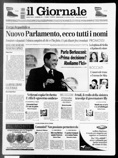 Il giornale : quotidiano del mattino